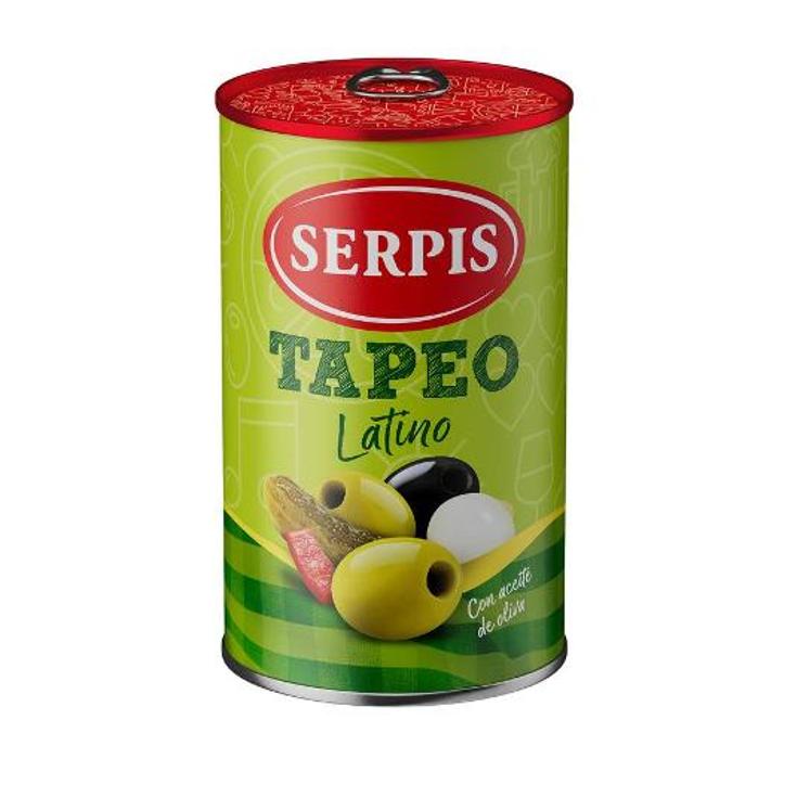 TAPEO ACEITUNA Y ENCURT.LATINO SERPIS BOTE 130 GR