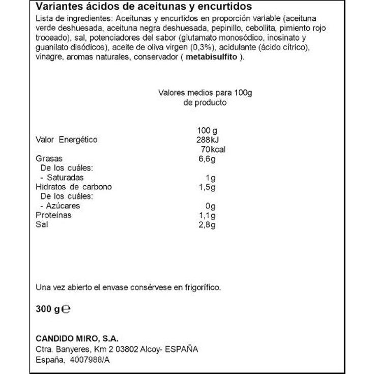 TAPEO ACEITUNA Y ENCURT.LATINO SERPIS BOTE 130 GR