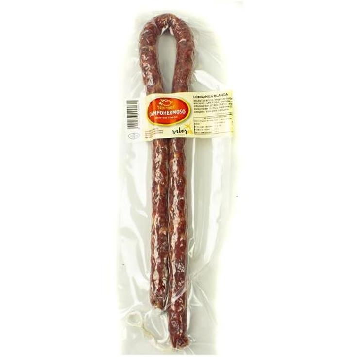 LONGANIZA BLANCA BANDEJA 250GR CAMPOHERMOSO BDJA 250 UD