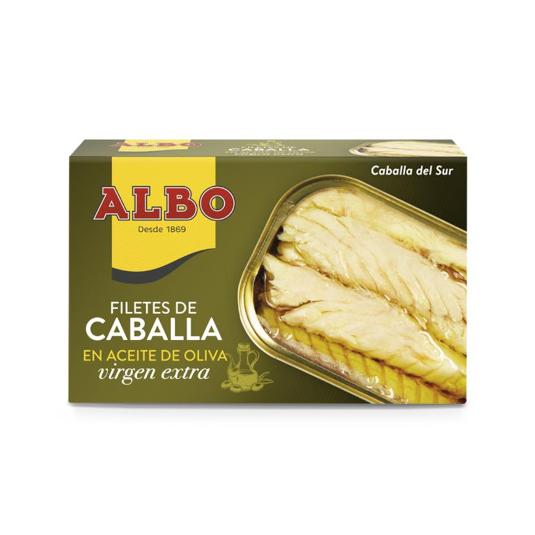 FILETES CABALLA AC.OLIVA V.EXTR ALBO LATA 85 GR