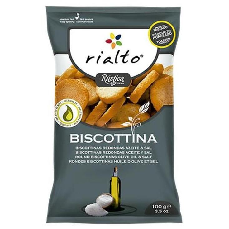 BISCOTTINA RUSTICAS ACEITE SAL DIATOSTA PQTE 100 GR