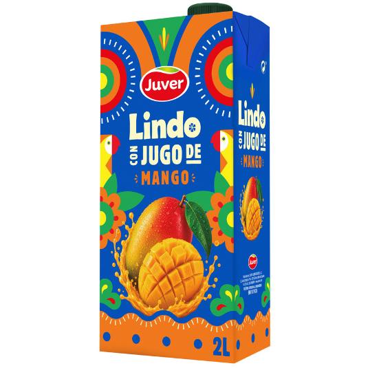 BEBIDA BASE ZUMO MANGO JUVER BRIK 2 LT