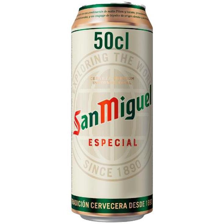 CERVEZA ESPECIAL 5,4º SAN MIGUEL LATA 50 CL