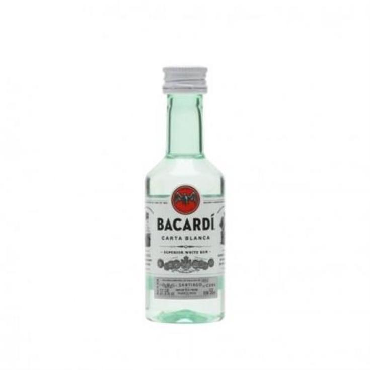 RON BLANCO 37,5º MINI BACARDI BTLLA 5 CL