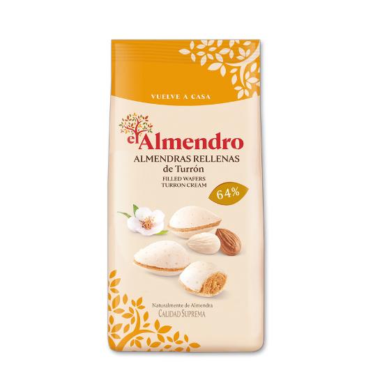 ALMENDRAS RELLENAS TURRON EL ALMENDRO BOLSA 150 GR
