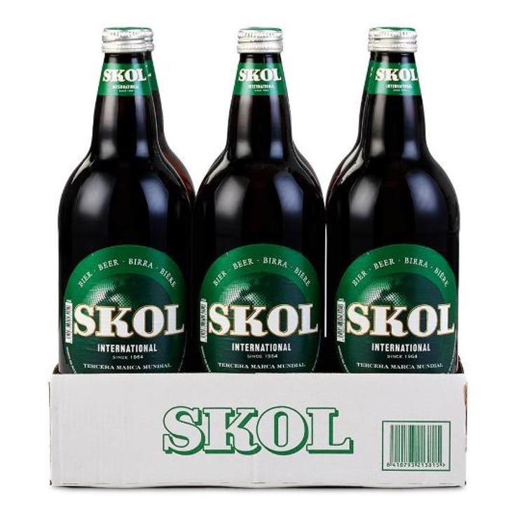 CERVEZA 4,6º SKOL BTLLA 1 LT