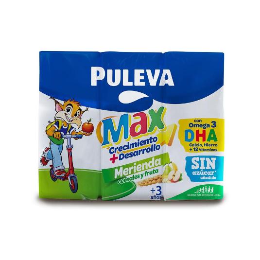 BEB.LACTEA MAX(CER./FRUTA)3X200 PULEVA PACK 600 ML