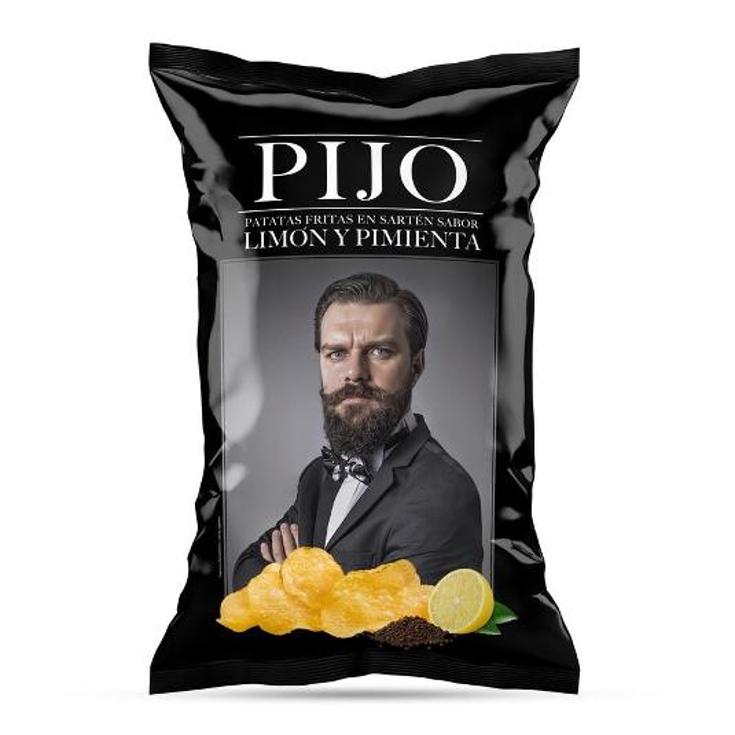 PATATAS FRITAS SABOR LIMON PIJO BOLSA 130 GR