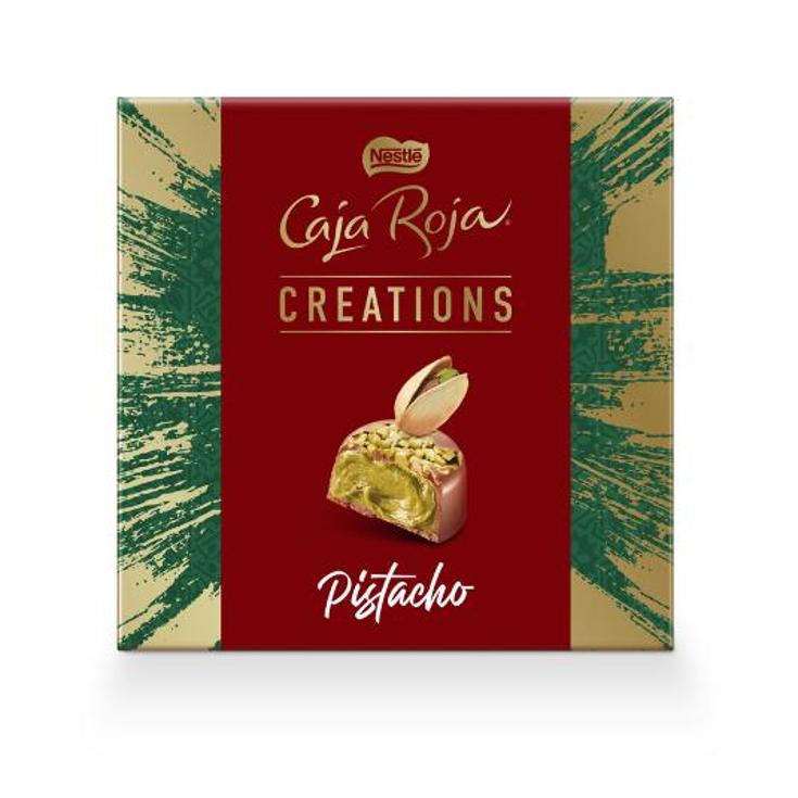 BOMBON CAJA ROJA PISTACHO CREAT NESTLE ESTCH 113 GR