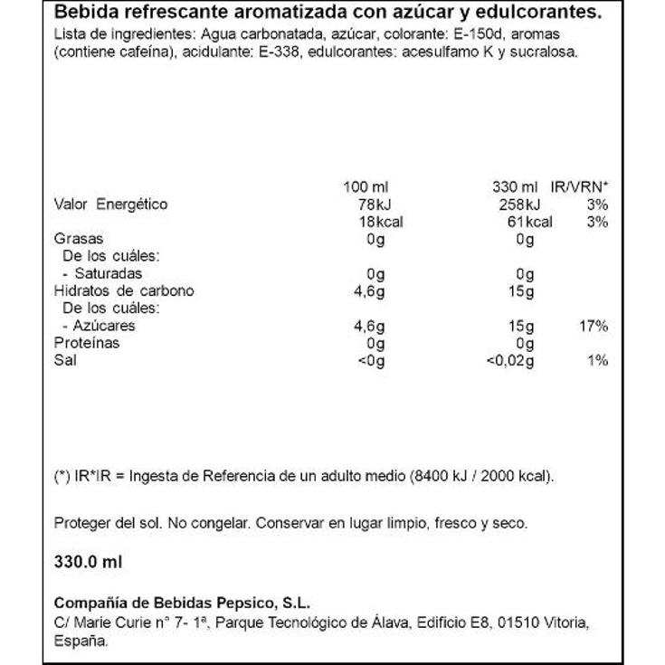 PEPSI (MP8) PEPSI LATA 33 CL