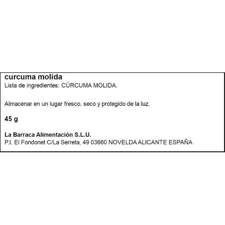 CÚRCUMA ESPECIAS 45G SPAR FRASCO 45 GR
