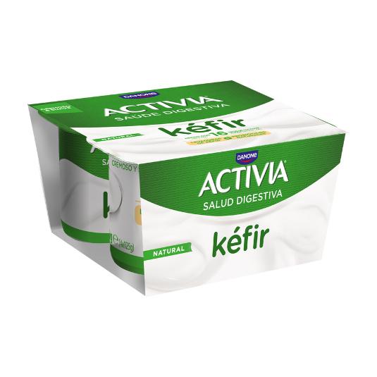 KEFIR NATURAL X4 ACTIVIA DANONE PACK 500 GR