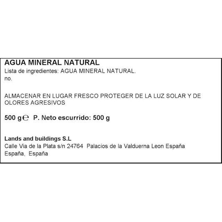 AGUA MINERALIZADA MUY DEBIL SPAR BTLLA 500 ML