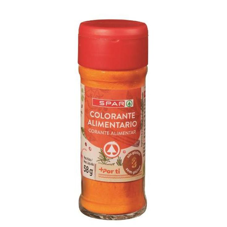 COLORANTE ALIMENTARIO 58G SPAR FRASCO 58 GR