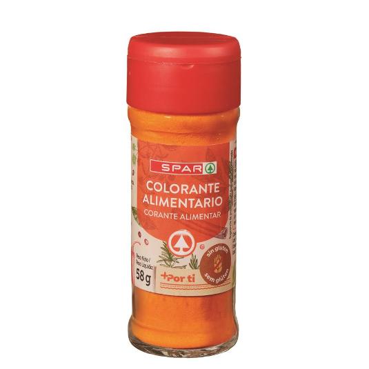 COLORANTE ALIMENTARIO 58G SPAR FRASCO 58 GR