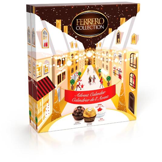 CALENDARIO ADVIENTO COLLECTION FERRERO CAJA 259 GR