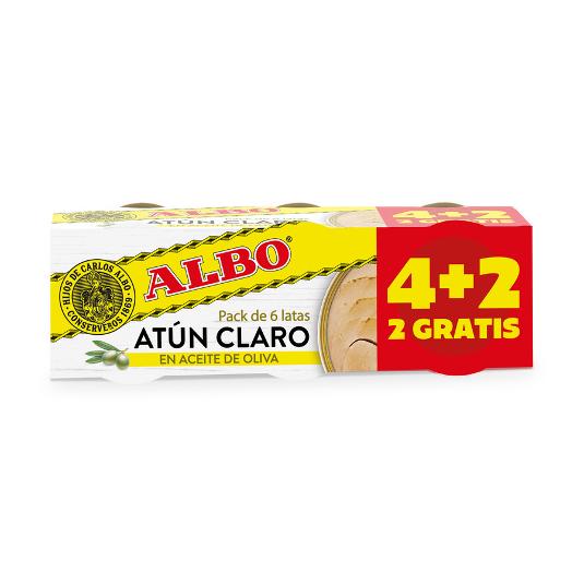 ATUN CLARO AC.OLIVA PACK 6+2X48 ALBO PACK 288 GR