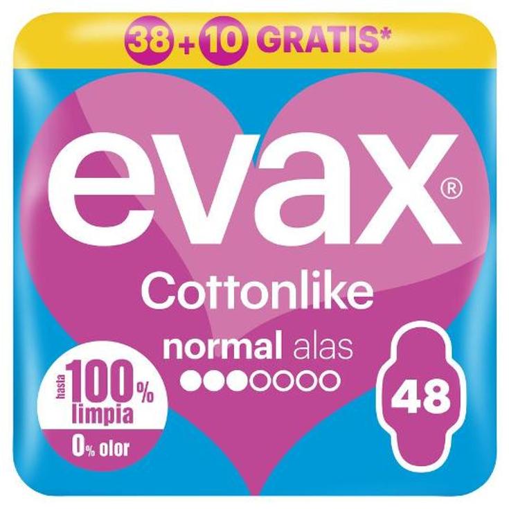 COMPRE.COTTON.NORMAL ALAS 38+10 EVAX PQTE 48 UD