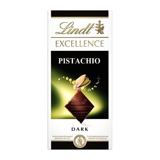 CHOCOLATE NEGRO CON PISTACHO EXCELLENCE PTLLA 100 GR