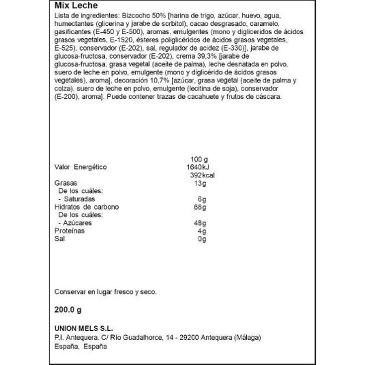 BIZCOCHITOS MIX LECHE MELS PQTE 200 GR