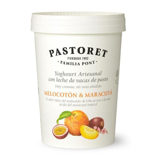 YOGUR MELOCOTON MARACUYA ARTE PASTORET TRRNA 500 GR