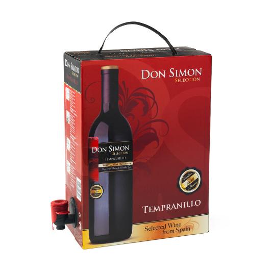 VINO TINTO SELECCION 12º DON SIMON BAGBOX 3 LT