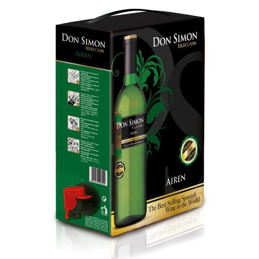 VINO BLANCO SELECCION 11º DON SIMON BAGBOX 3 LT