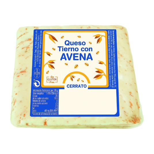 QUESO TIERNO MEZCLA CON AVENA CERRATO UNIDAD 200 GR