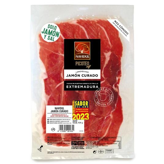 JAMON CURADO LONCHAS NAVIDUL SOBRE 104 GR