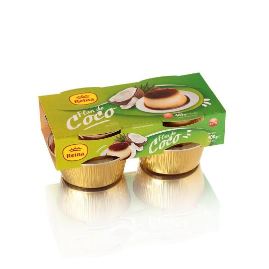 FLAN DE COCO 4X100 REINA PACK 400 GR