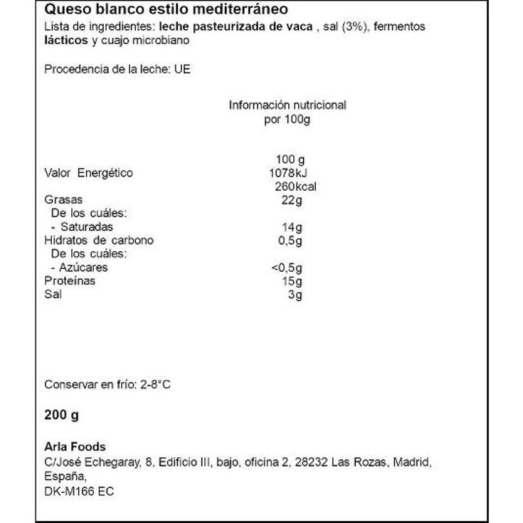 QUESO DADOS EN SALMUERA APETINA ARLA BOTE 200 GR