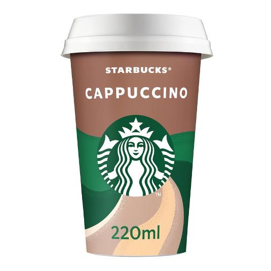 BEBIDA CAFE CAPPUCCINO STARBUCKS UNIDAD 220 ML