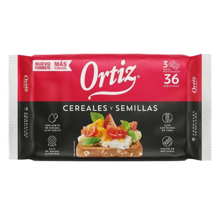 PAN TOSTADO MULTICEREALES 30U ORTIZ BOLSA 288 GR