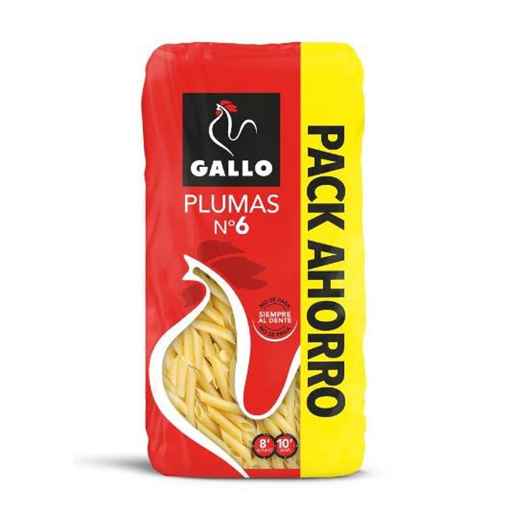 MACARRON PLUMA Nº 6 GALLO PQTE 675 GR