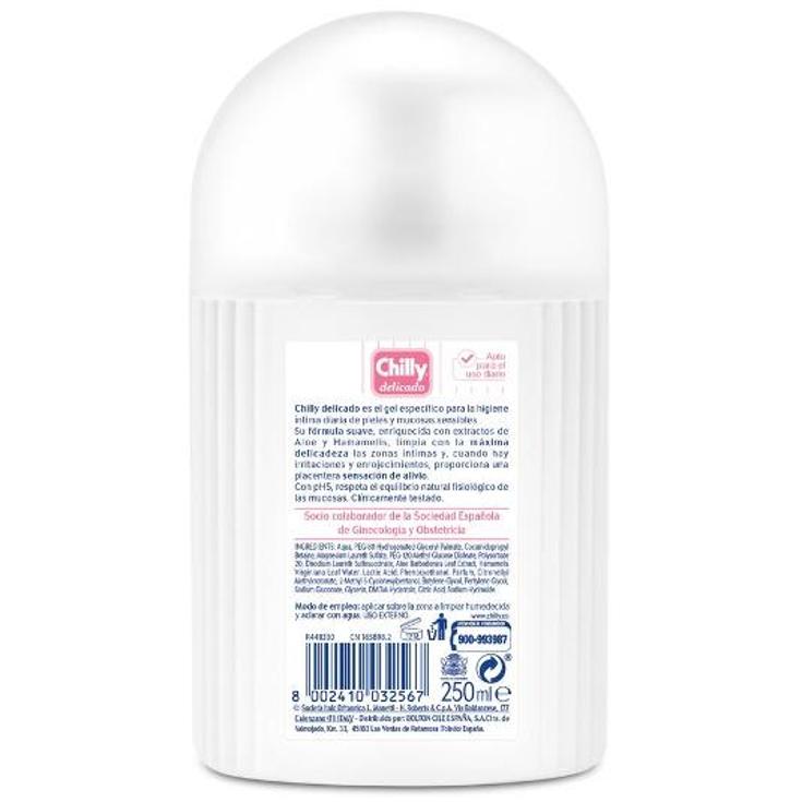 GEL INTIMO DELICADO CHILLY DOSIF 250 ML