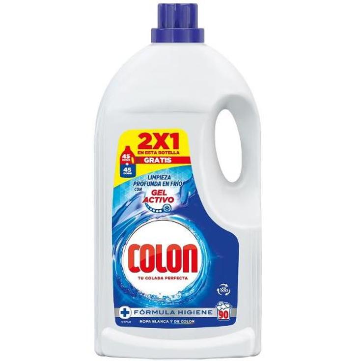 DETERGENTE GEL ACTIVO 45+45 COLON BTLLA 90 LA