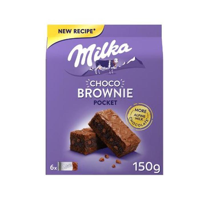 BIZCOCHITO SOFT CAKE BROWNIE MILKA PQTE 150 GR