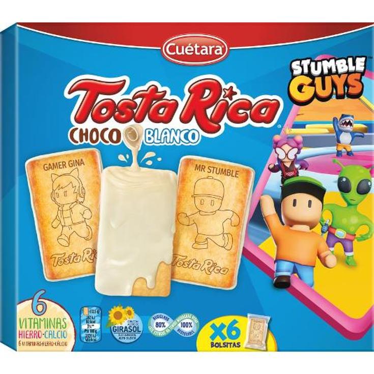 GALLETA TOSTARICA CHOCO BLANCO CUETARA CAJA 220 GR