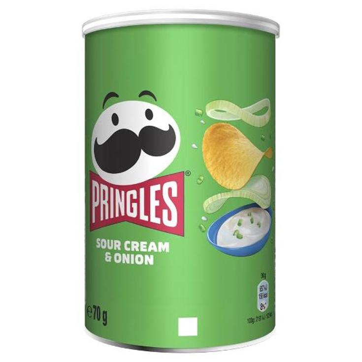 SNACK SOUR CREAM PRINGLES BOTE 70 GR