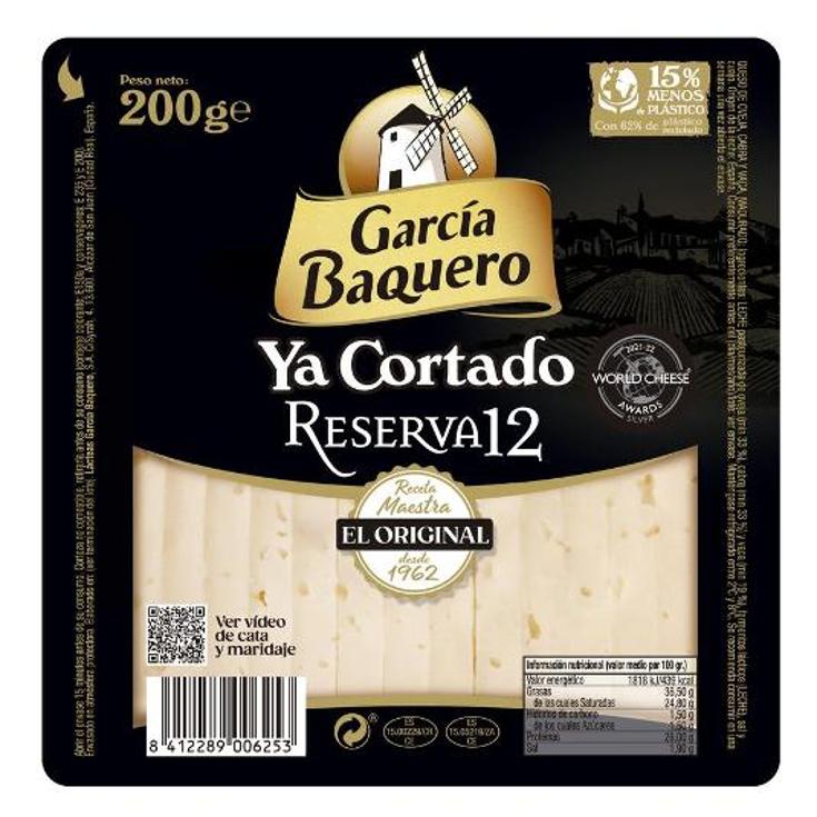 QUESO RESERVA 12M YA CORTADO G.BAQUERO UNIDAD 200 GR