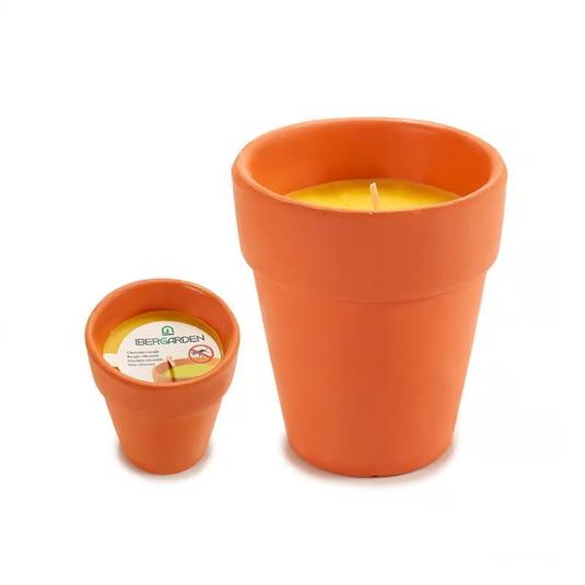 VELA VASO BARRO CITRONELA IBERGARDEN UNIDAD 1 UD