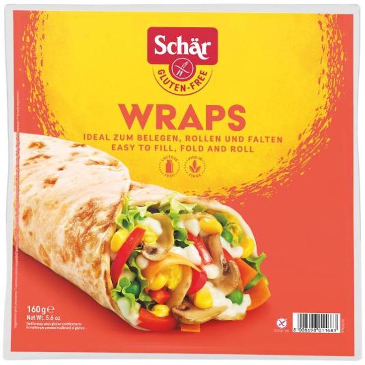 WRAPS SIN GLUTEN SCHÄR PACK 160 GR