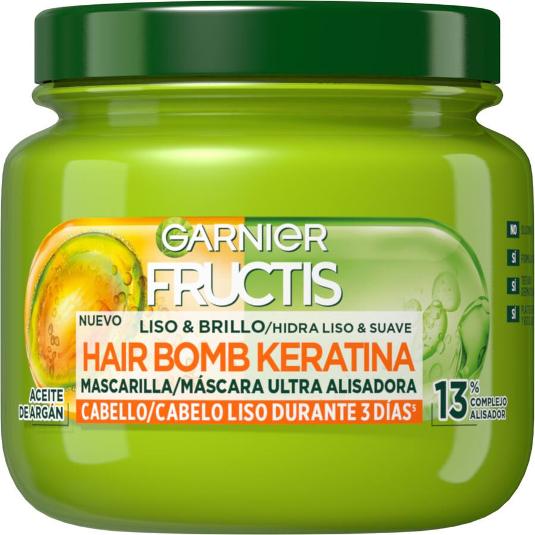 MASCARILLA CAPILAR HID.LISO FRUCTIS TARRO 320 ML