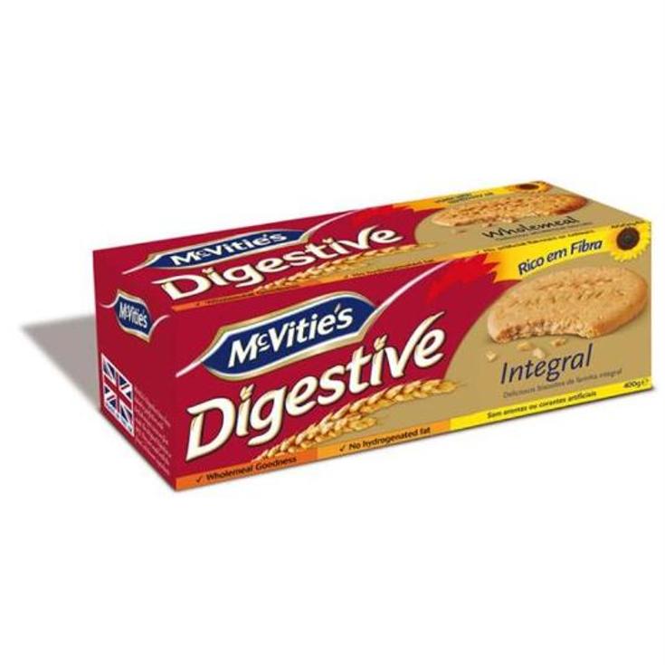 GALLETAS DIGESTIVE INTEGRAL MCVITIE S PQTE 400 GR