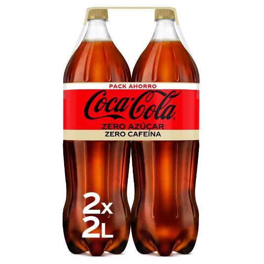 COCA COLA ZERO ZERO 2X2LT COCA COLA PACK 4 LT