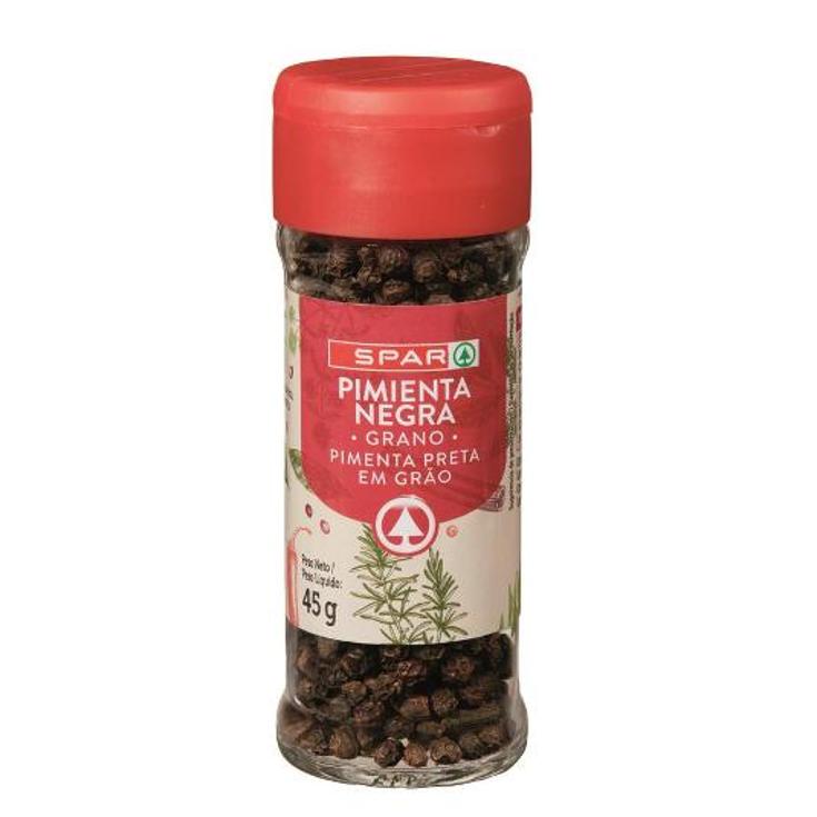 PIMIENTA NEGRA GRANO 45G SPAR FRASCO 45 GR