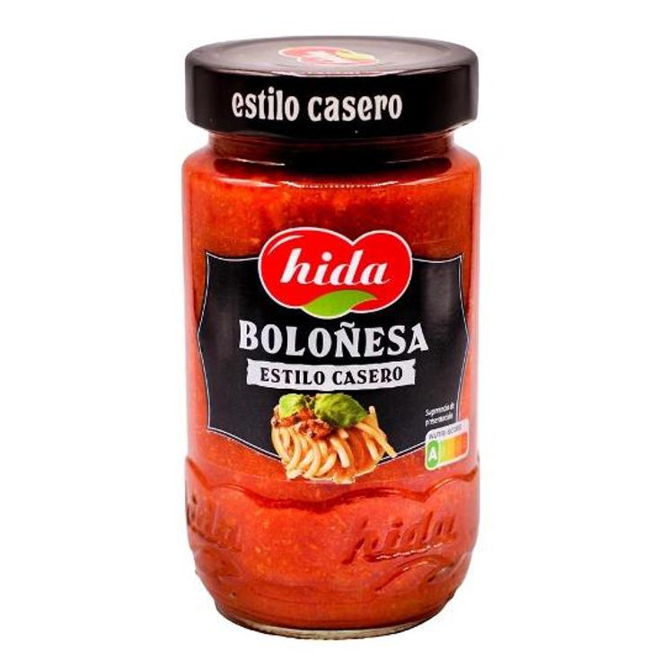 SALSA BOLOÑESA DE CARNE HIDA FRASCO 350 GR