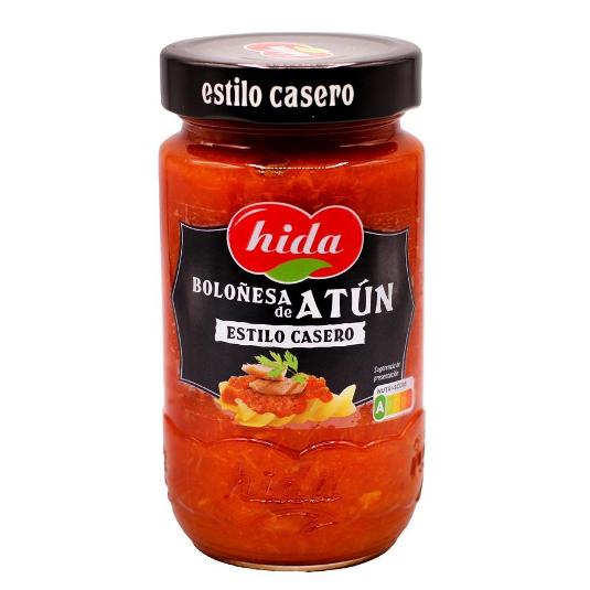 SALSA BOLOÑESA DE ATÚN HIDA FRASCO 350 GR