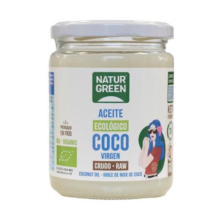 ACEITE DE COCO VIRGEN BIO NATURGREEN FRASCO 430 ML