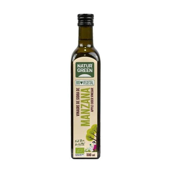 VINAGRE DE MANZANA ECOLOGICO NATURGREEN BTLLA 500 ML